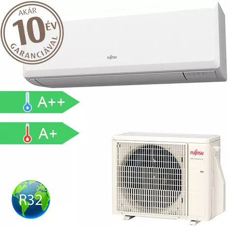 FUJITSU ECO ASYG 12 KPCE / AOYG 12 KPCA KLÍMA SZETT 3,4 kW